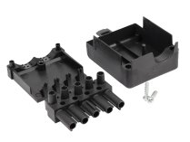 Elco 5P connector + cable clamp, 13016491