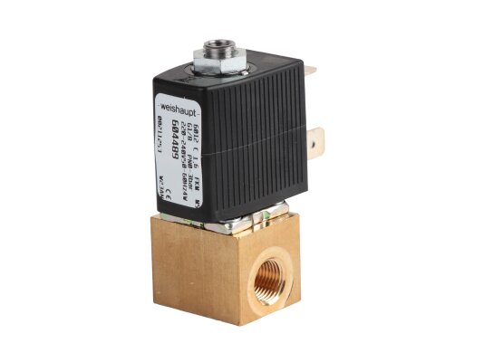 Weishaupt liquid fuel electromagnetic valve, 604489