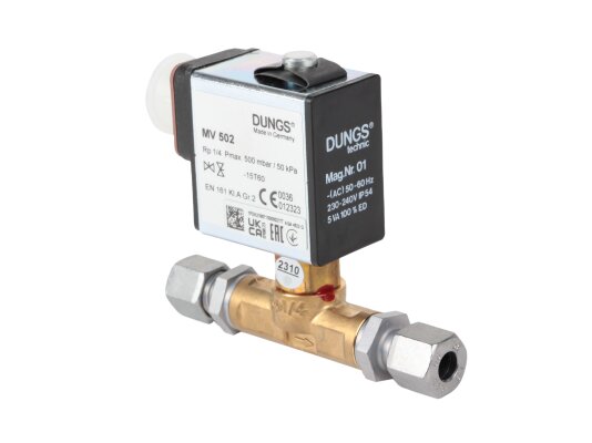 Dungs MV 502 Single-Stage Solenoid Valve with Flanged Connection