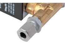 Válvula electromagnética de un solo escenario Dungs MV 502 con conexión con brida