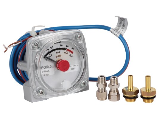 Madas differential pressure indicator kit, KIT-MDS DPG 0.5